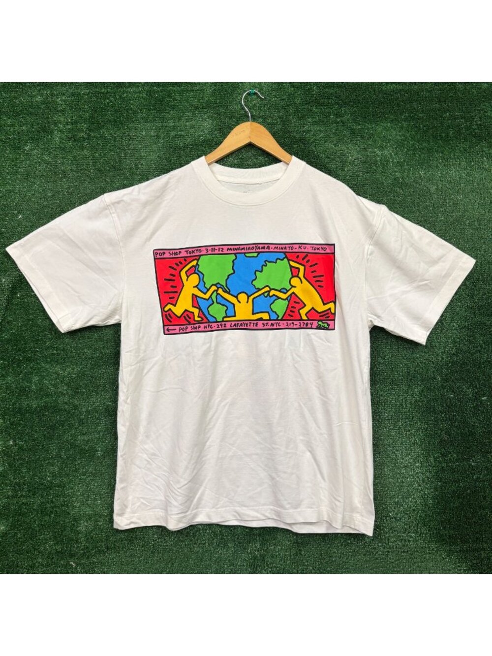 Keith Haring Pop Shop Tokyo Paradise Garage T-Shirt Size Extra Large